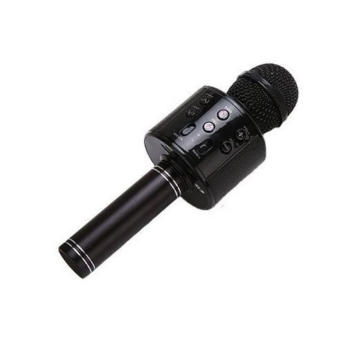 Karaoke Microphone With Speaker Black