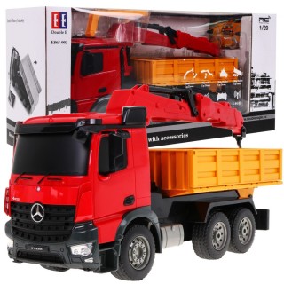 Car R/C Mercedes-Benz Arocs 2.4G HDS crane Double E