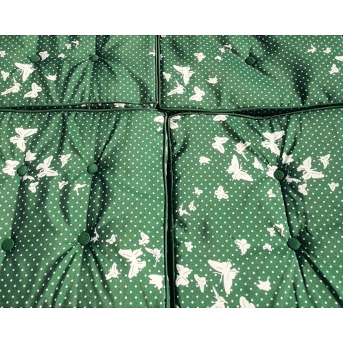 Huge Garden Swing Seat Braid 2x1 Green Butterflies