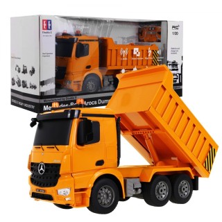 R/C toy car Mercedes-Benz Arocs 2.4 G Tipper 1:20 Double E