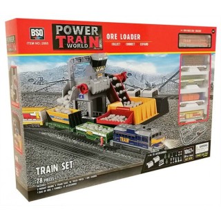 A huge Queue Train Siding 158x176 cm