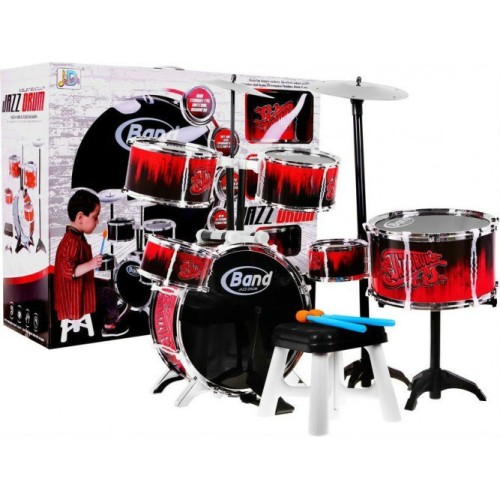 The Huge Drums Drum Kit Cymbals Stool