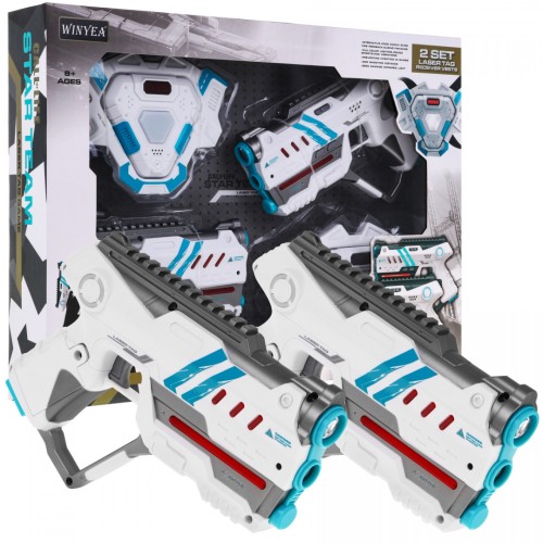 Laser Guns LASER TAG White + Vests