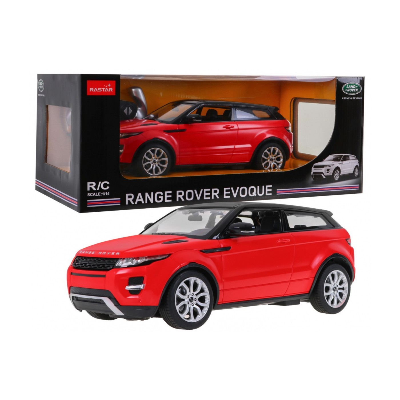 R/C toy car Range Rover Evoque Red 1:14 RASTAR