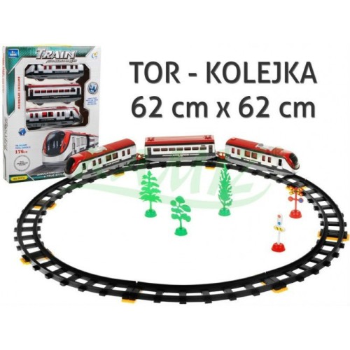 Train 62x62cm Queue Tracks