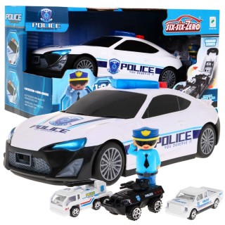 Car Broken Down Police Mini Cars
