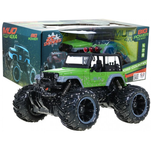 Toy car Jeep Off-road R C 2 4 G 1 16 Green