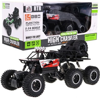 Off-road 1:14 Crawler 6 x 6 R/C 2 4 G Red