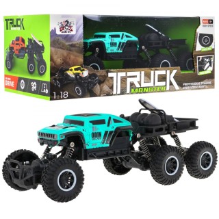 R C Car 1:18 Crawler 6x6 2 4G Blue