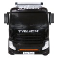 Container Truck Black + Semitrailer