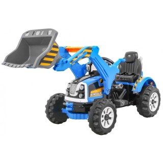 Vehicle Excavator Tractor Blue