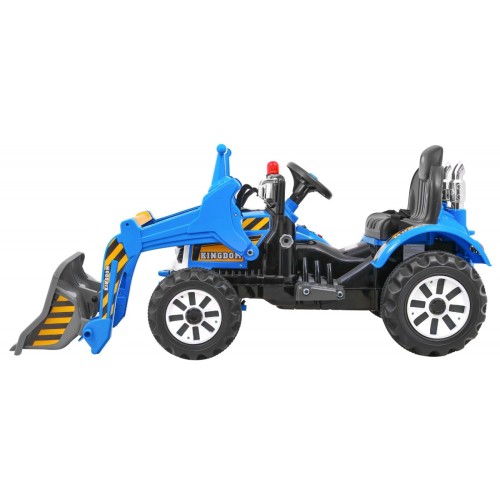 Vehicle Excavator Tractor Blue