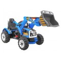 Vehicle Excavator Tractor Blue