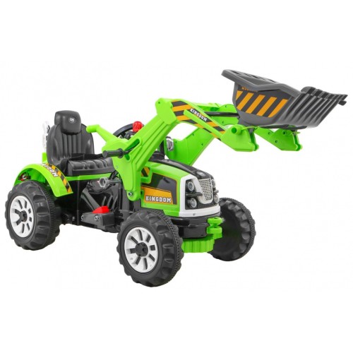 Vehicle Excavator Tractor Green