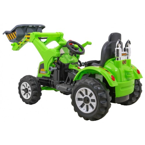 Vehicle Excavator Tractor Green