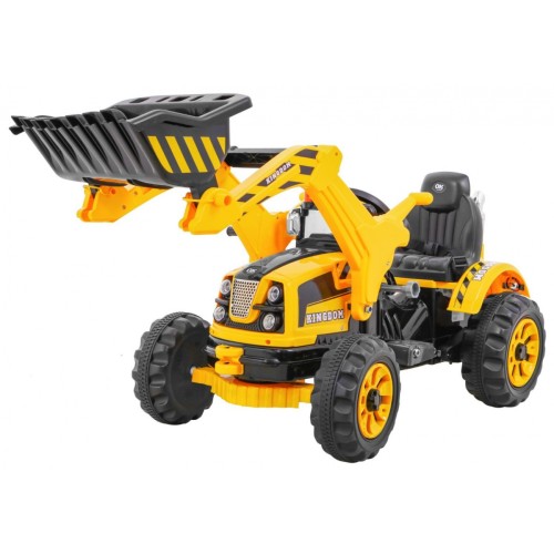 Vehicle Excavator Tractor Yellow