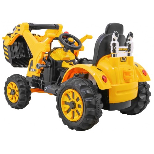 Excavator Tractor Yellow