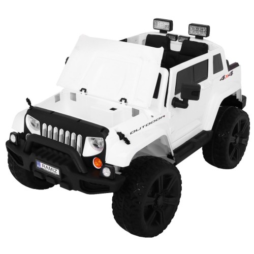 Mighty Jeep 4x4 White