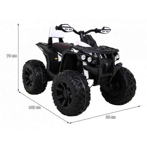 Quad ATV Power White