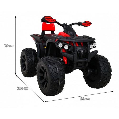 Quad VEHICLE ATV Power Red