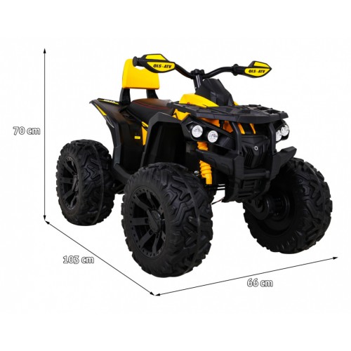 Vehicle Quad ATV Power Yellow