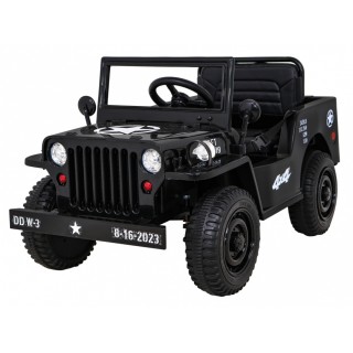 Retro Military Vehicle Black