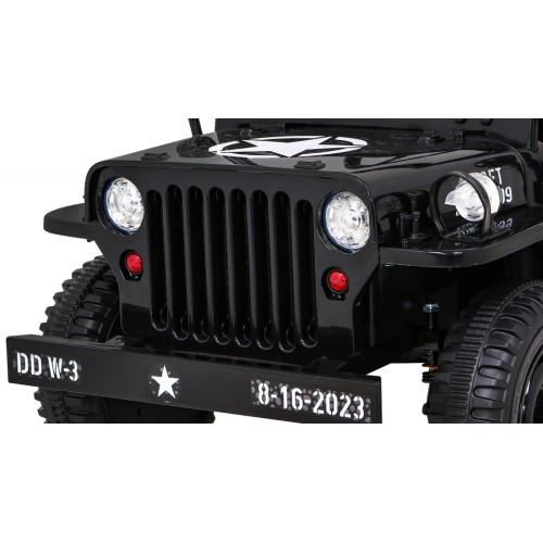 Retro Military Vehicle Black