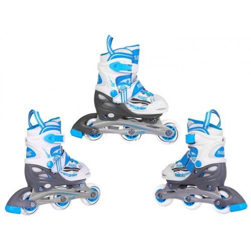 Rollerskate set 4 in 1 27-30 blue