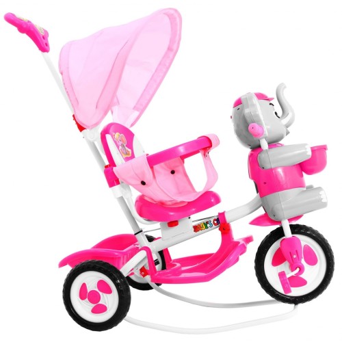 3-wheeled bike Happy Elephant Pink