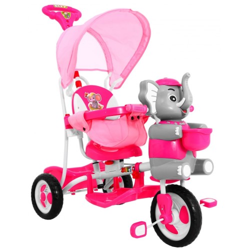 3-wheeled bike Happy Elephant Pink