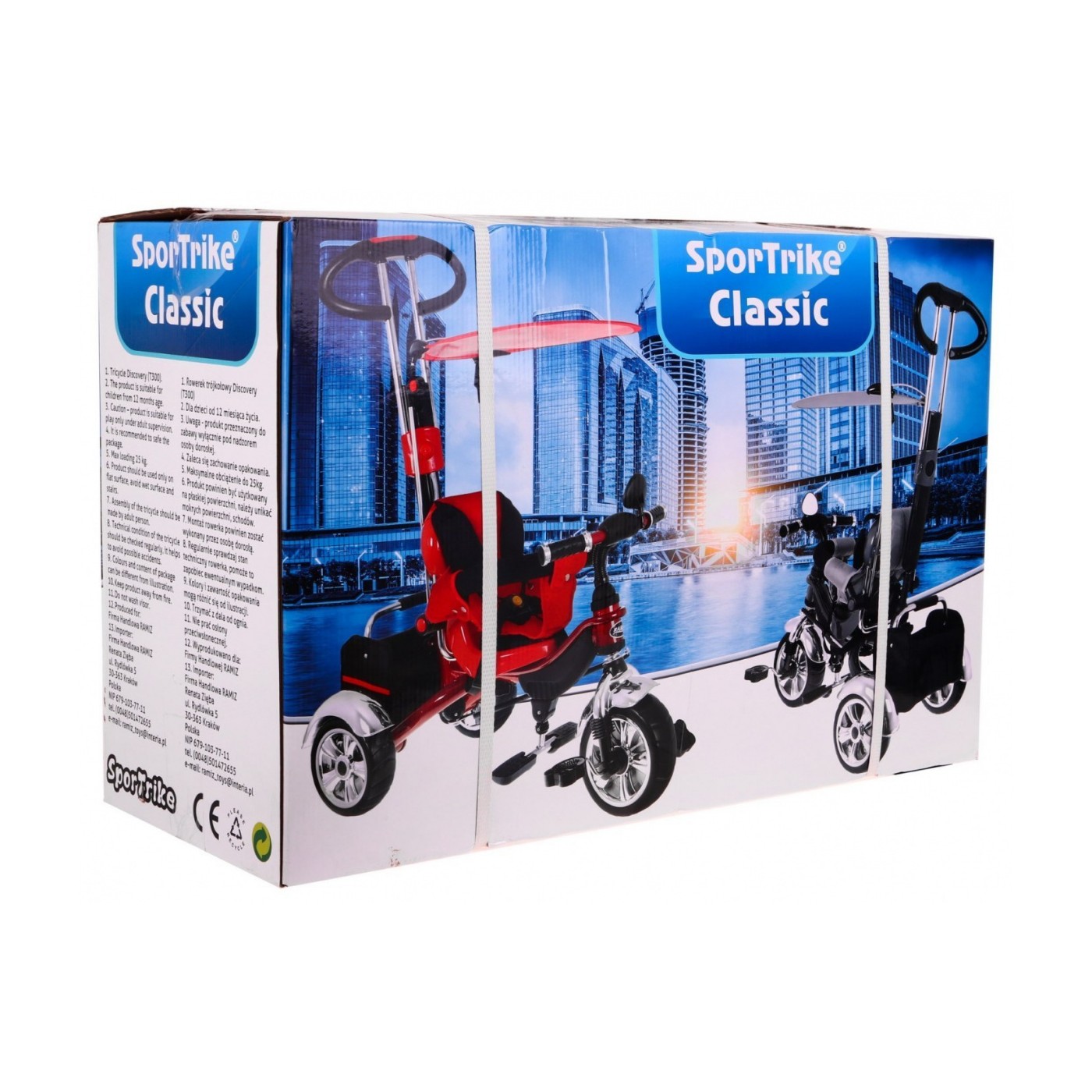 Rowerek SporTrike KR03 EVA Czerwony