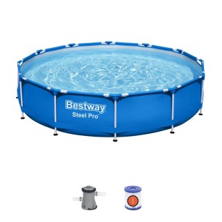 Swimming pool 12 FT Steel Pro Zestaw BESTWAY