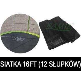 Safety net mesh for trampoline 16FT black