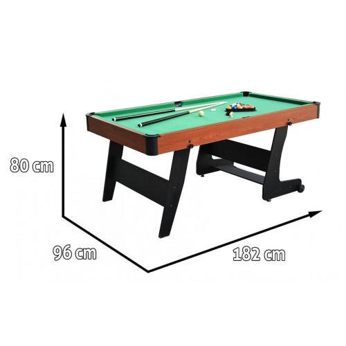Pool table 6 FT 182x96cm