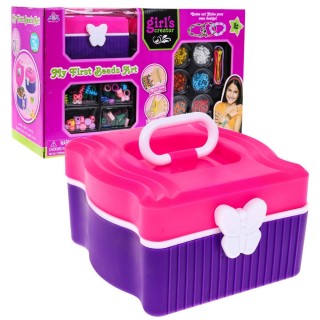 Casket, beads, set for making bracelets