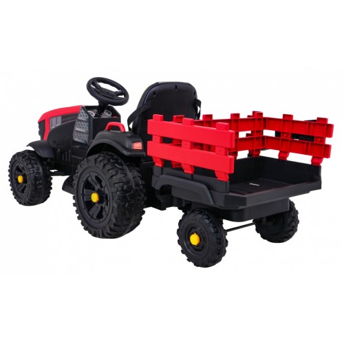 Tractor Titanium With Trailer Red