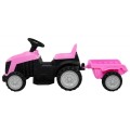Tractor with Trailer Pink