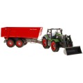 Tractor Green Trailer Red