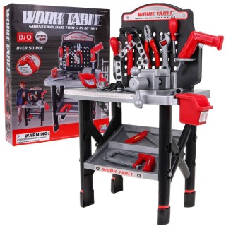 Workshop with tools