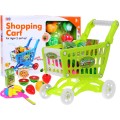 Stroller Shopping Cart Set Fruit For Slicing Green