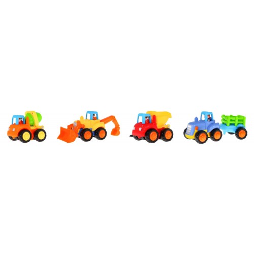 4 Friction Cars Set