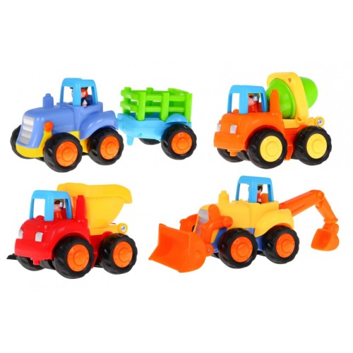 4 Friction Cars Set