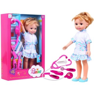 A Set Of Fashion Doll Nurse Brunette