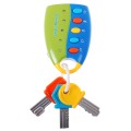 Set Of Keys Remote Control Steering Wheel Blue