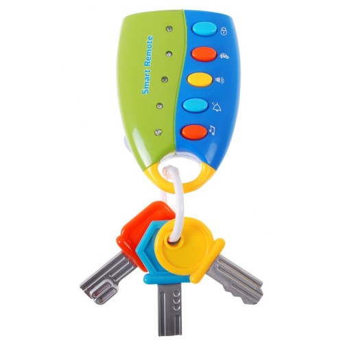 Set Of Keys Remote Control Steering Wheel Blue