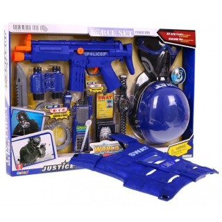 Set Mask Rifle Police Bulletproof Vest