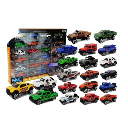 A set of small cars