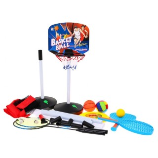 Sports set 5in1, basketball, volleyball, Badminton, Frisbee,