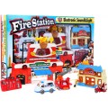 Set Of Fire Brigade Ambulance