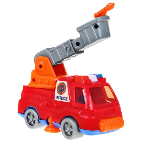 Set Of Fire Brigade Ambulance